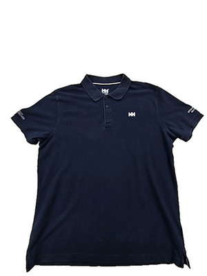 Helly Hansen Herren Navy Crew Polo XL Kurzarm Bio Baumwolle