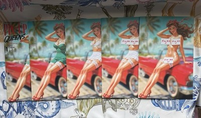 Cool Comics Pin Up Queen #1 Hot Rod Mila DiArt 5 Books Set Ltd 100 NM/Mint