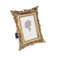 Bilderrahmen 5X7 Fotorahmen Vintage Antik Bronze Gold Mit Glas 13X18 Cm