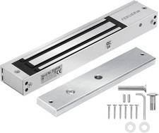 600Lbs/280Kg Electric Magnetic Lock, Electromagnetic Door Lock Holding Force for