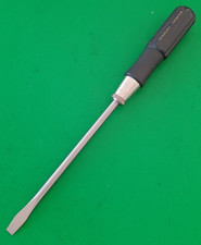 NOS Stanley Yankee 2590 8" Flat Tip Head Slotted Wood Screwdriver 13-5/8 OL