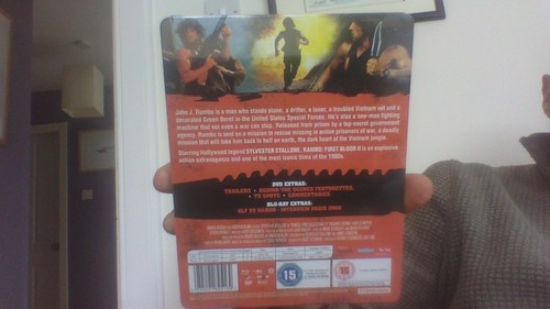 RAMBO FIRST BLOOD PART II UK BLU-RAY STEELBOOK New/Sealed - Picture 2 of 2