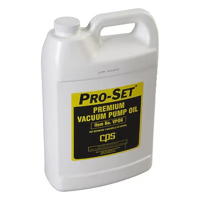 Pro-Set Vpog Vacuum Pump Oil, 1 Gal.