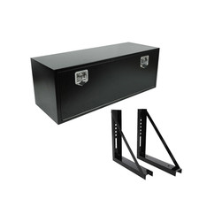 48x18x18 Steel Underbody Truck Trailer Storage Tool Box W Mounting Brackets