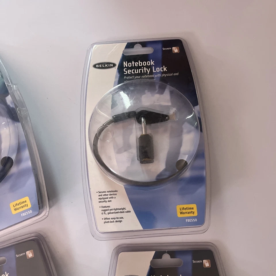4x Belkin Notebook Laptop Security Lock F8E550 - Image 2 of 4