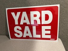 "YARD SALE" sign 8 x 12
