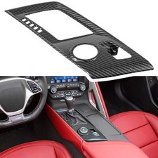 Carbon Fiber Automatic Control Gears Panel Cover Trims For 2014-2019 Corvette C7 Carbon Fiber Automatic Control Gears Panel Cover Trims For 2014-2019 Corvette C7
