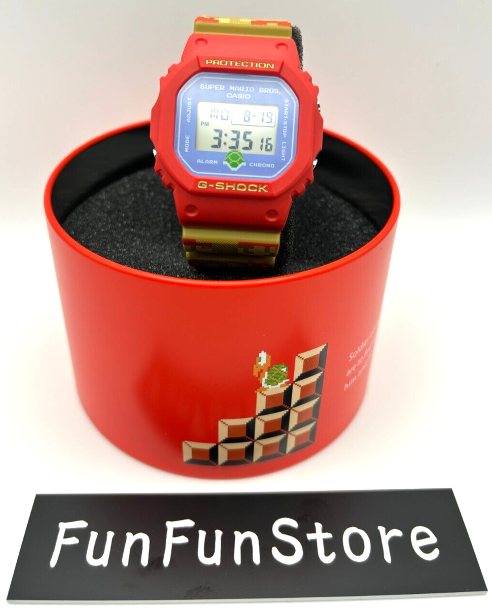 CASIO G Shock DW5600SMB4 Super Mario Brothers Collab Watch Japan