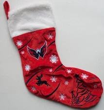 NHL Washington Capitals Embroidered Logo Christmas Stocking Hockey