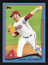 2014 Topps Blue #242 David Holmberg Rookie Arizona Diamondbacks