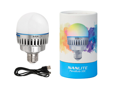 Nanlite LED Farb- Effektleuchte PavoBulb 10C, 2700 - 7500 K, 10W, DMX/RDM, NEW