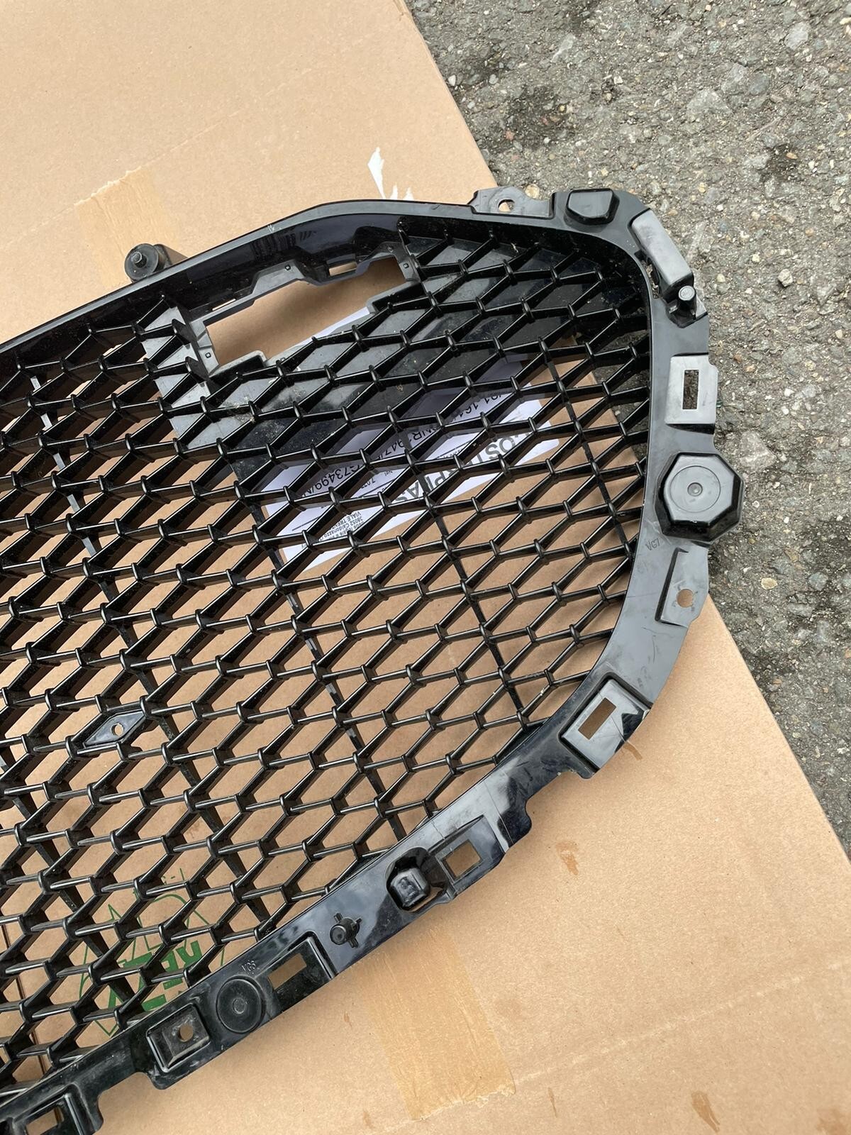 OEM 2019 2020 Mazda 3 Inner Mesh Base Front Grill Grille Drilled  