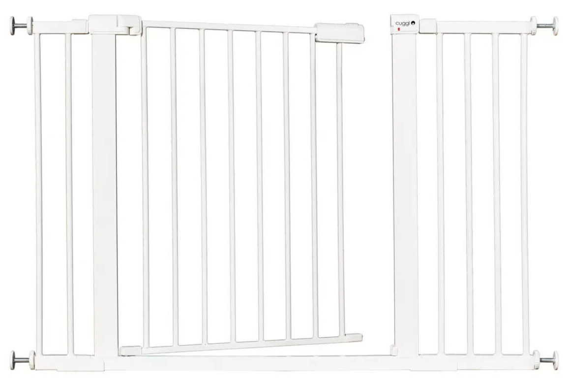 Cuggl Extra Wide Gate Wall Fix Extending Safety Baby Pet Dog Gate Retractable eBay