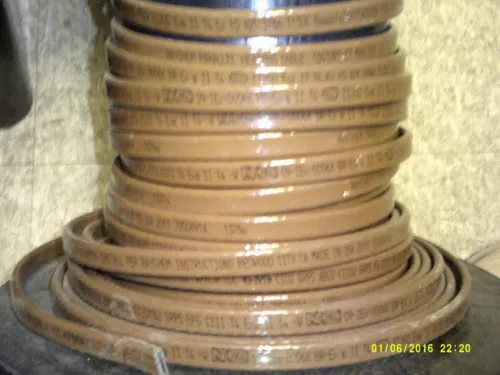 NEW Raychem 10QTVR1-CT Self Regulating Heating Heat Trace Cable, Brown 52'