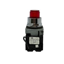 ABB Oil Tight A3PLE1-6L4R-11 Pilot Indicating Light 120V Red Led