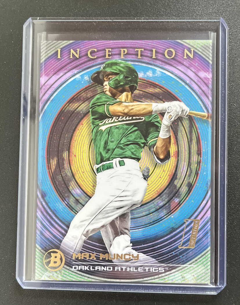 2022 Bowman Inception - Max Muncy #8 - 1st Initiation - Oakland ...