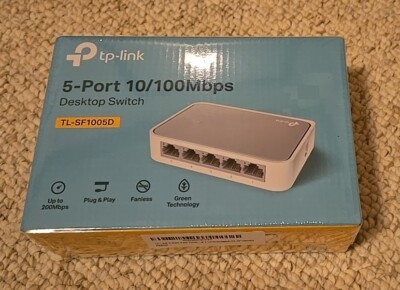 NEW TP-Link 5-Port 10/100Mbps FAST ETHERNET DESKTOP SWITCH TL-SF1005D FREE SHIP