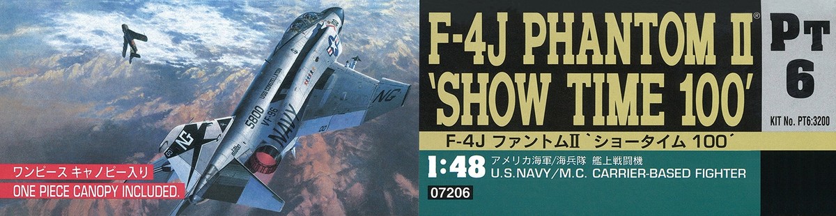 Hasegawa 1/48 US Navy F-4J Phantom II w/One Piece Canopy