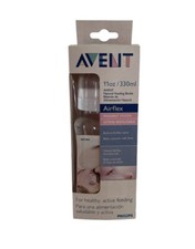 Avent Airflex Natural Feeding Bottle Medium Flow 11 Oz New