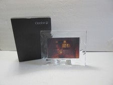 Orrefors Sweden WAVE Photo Picture Frame (4x6) Clear Lead Crystal - With Box