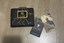 LOUNGEFLY DC COMICS BLACK ADAM ZIP AROUND WALLET Glows In The Dark NWT Cosplay