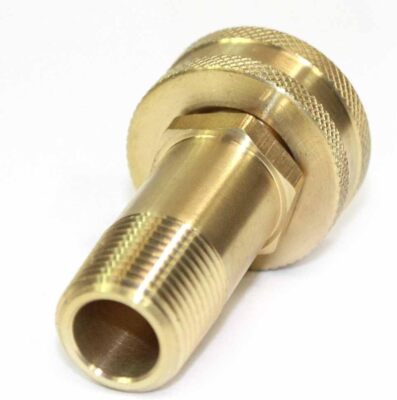 Interstate Pneumatics FGF106 3/4'' GHT Female X 3/8'' Male NPT Hose Fitting Swivel