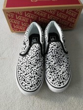 VANS para mujer talla 4 Asher Dálmata negro/blanco