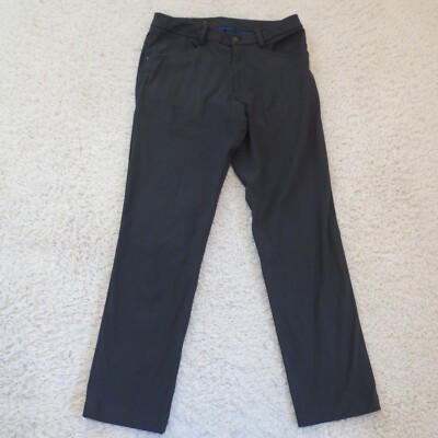 Lululemon Pants Mens 32 Black Commission Classic Stretch Performance Golf  Casual