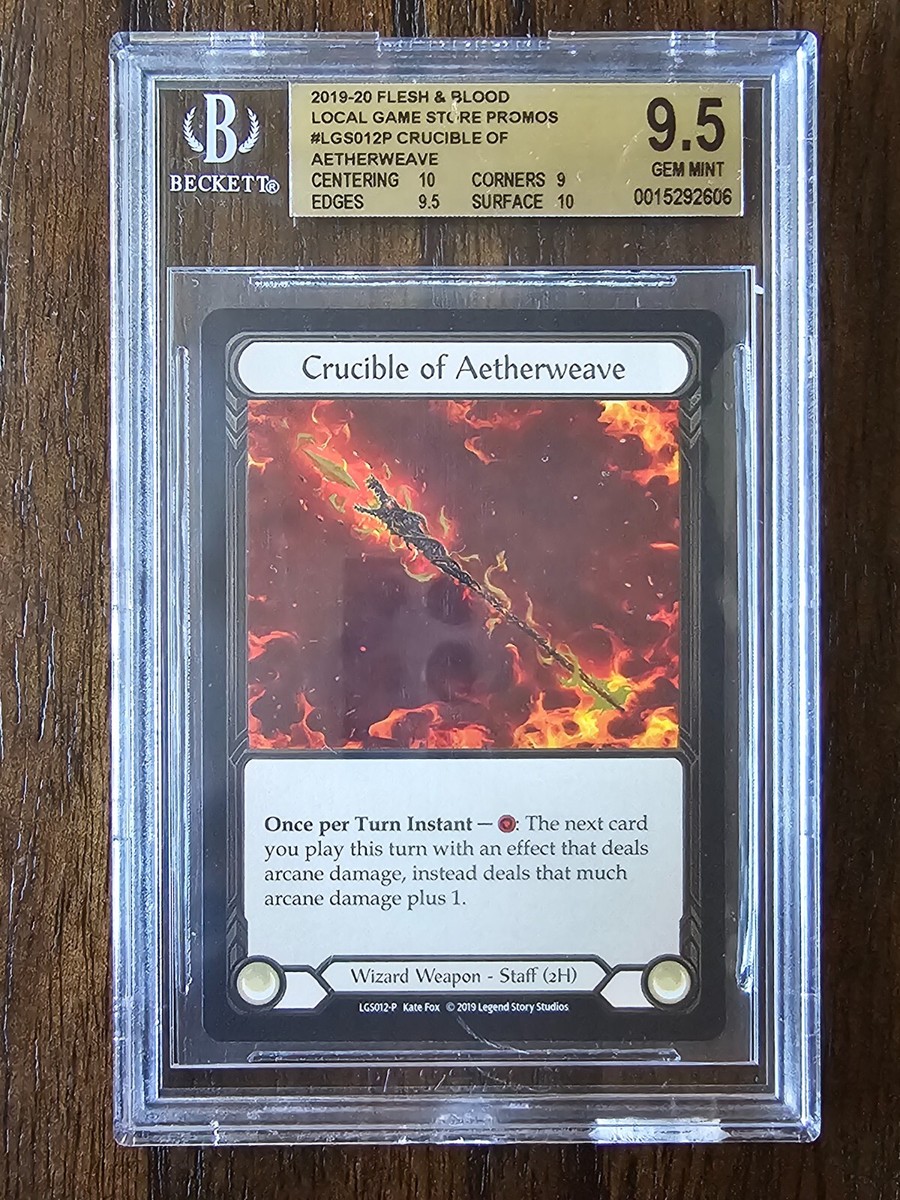 Flesh and Blood Crucible of Aetherweave Cold Foil Promo LGS012-P