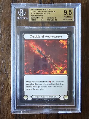 Flesh and Blood Crucible of Aetherweave Cold Foil Promo LGS012-P
