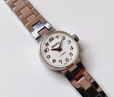Retro Vintage CHAIKA USSR Hand-Winding Mechanical Ladies Watch Uhr-Reloj-Montre