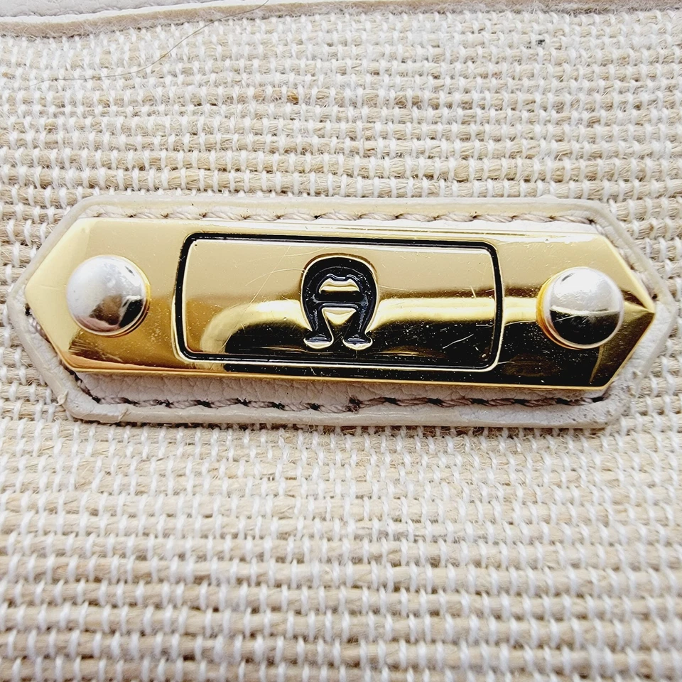 Bolso de hombro vintage Etienne Aigner beige Foto 3 de 4