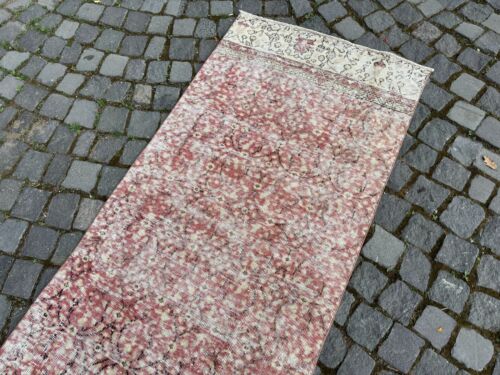 Bohemian rugs, Runner rug, Handmade, Turkish rug, Vintage, Wool | 2,7 x 9,5 ft - Picture 6 of 10