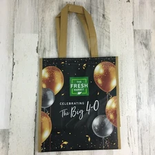 The Fresh Market 40th Birthday Reusable Tote Reusable Grocery Bag The Big 4-0