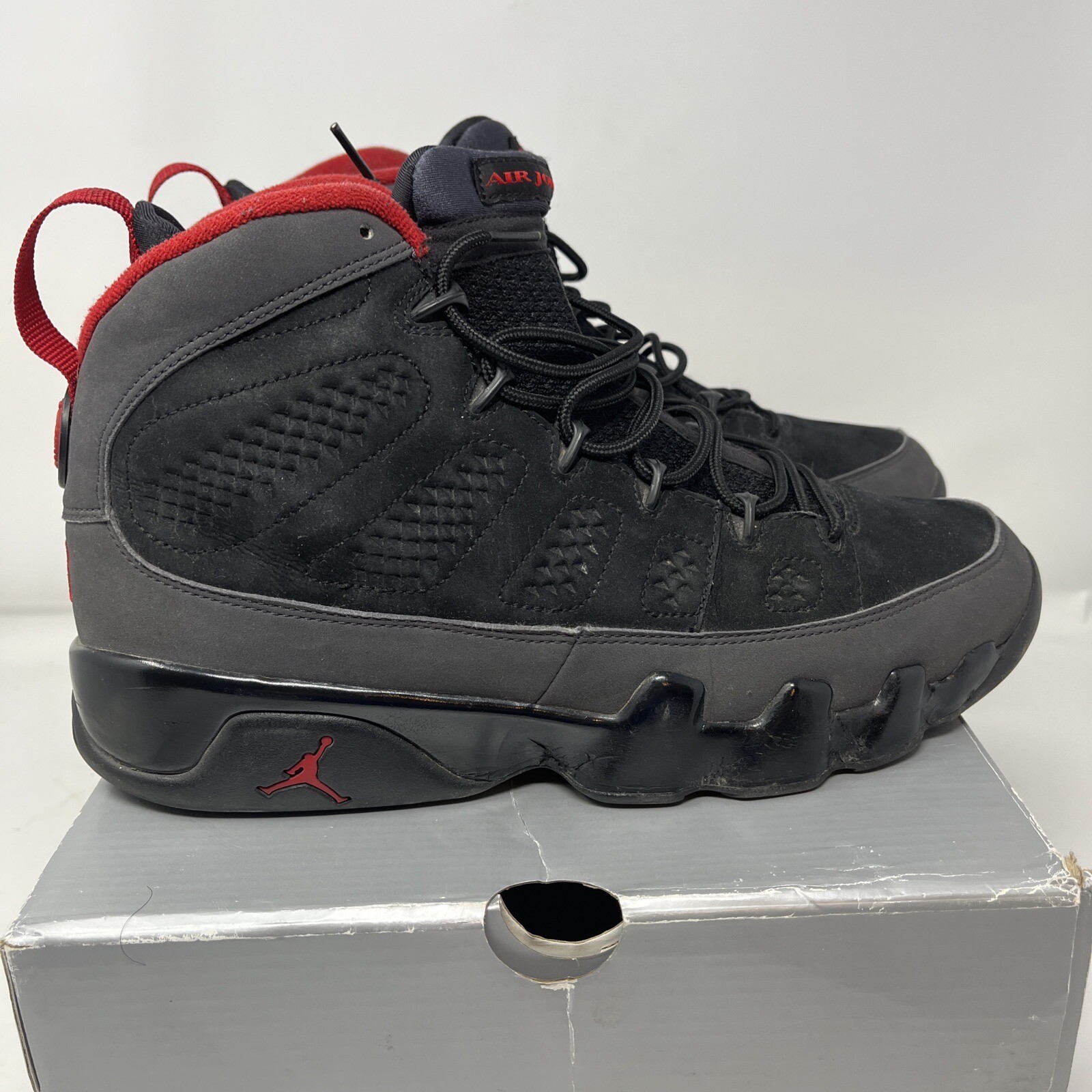 Size 10.5 Jordan 9 Retro Charcoal 2010 Replacement Box eBay