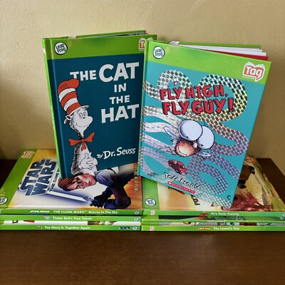 Leap Frog TAG Books, Various Titles - Spiderman, Kung Fu Panda, Fly High Fly Guy