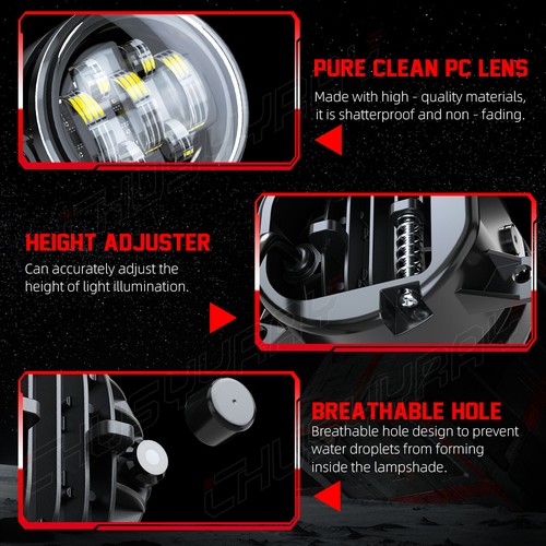 Pair For Mitsubishi Montero Sport 2000 2001-2004 LH&RH Front Bumper Fog Light - Picture 5 of 11