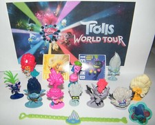 Trolls World Tour Movie Party Favors 14 Set with 10 Figures 2 Fun Stickers More