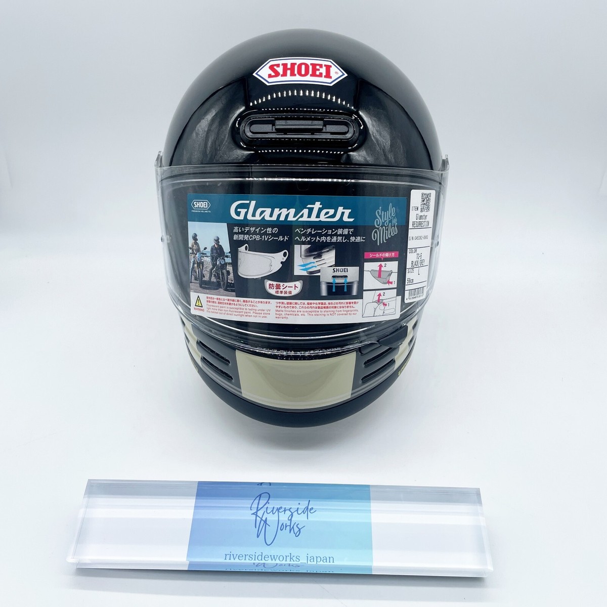 Shoei Glamster RESURRECTION TC-5 Full Face Helmet Size L