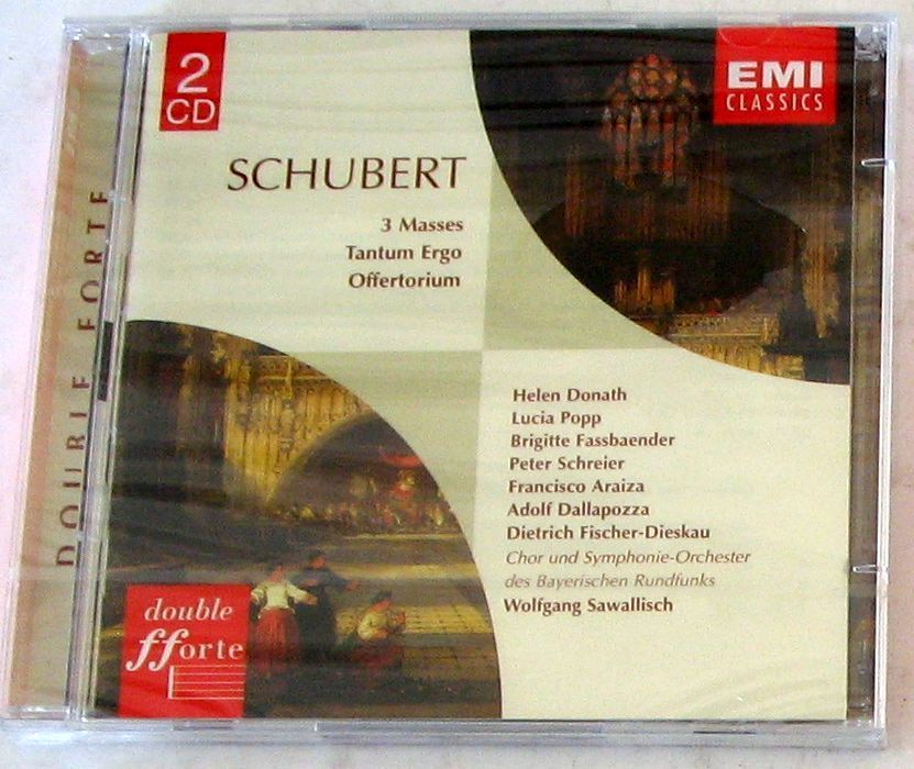SCHUBERT F. - 3 MASSES / TANTUM ERGO / OFFERTORIUM - SAWALLISCH - 2 CD Sigillato