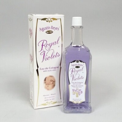 Agustin Reyes Royal Violets with Aloe Vera Glass Bottle fl oz
