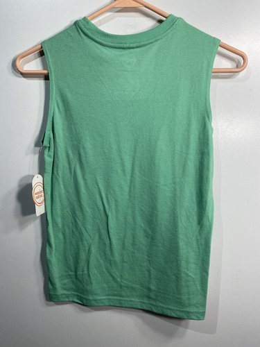 wonder nation boys sleeveless tank top size medium 8 green - Picture 4 of 4