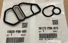 OEM Honda Civic Si Acura Integra Upper & Lower VTEC Spool Valve Solenoid Gaskets