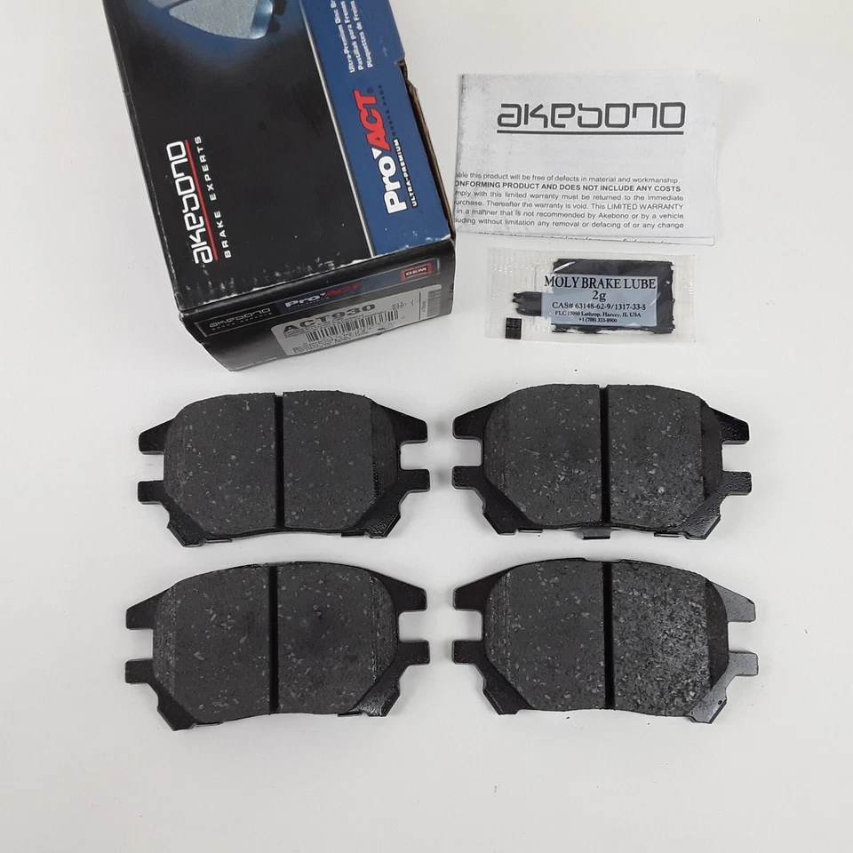 Conjunto de pastilhas de freio a disco dianteiro premium cerâmica compatível com Lexus RX300 2001 2002 2003 - Imagem 2 de 4