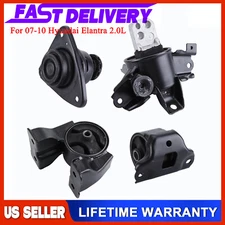 4Pcs Engine Motor&Transmission Mount Set For Hyundai Elantra 7161 7148 7167 7155