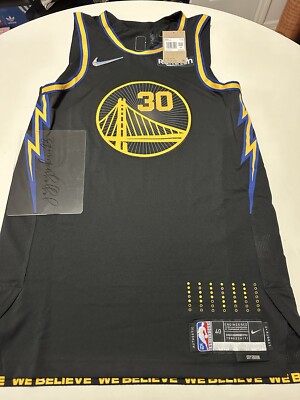 NIKE - NIKE Stephen Curry オーセンティックジャージー カリー Authentic Nike Steph Curry Golden State Warriors 2021-22 sz