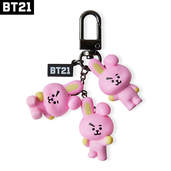 BTS BT21 COOKY キーリング BTS BT21 Official Authentic Cooky Figure Keyring Keychain
