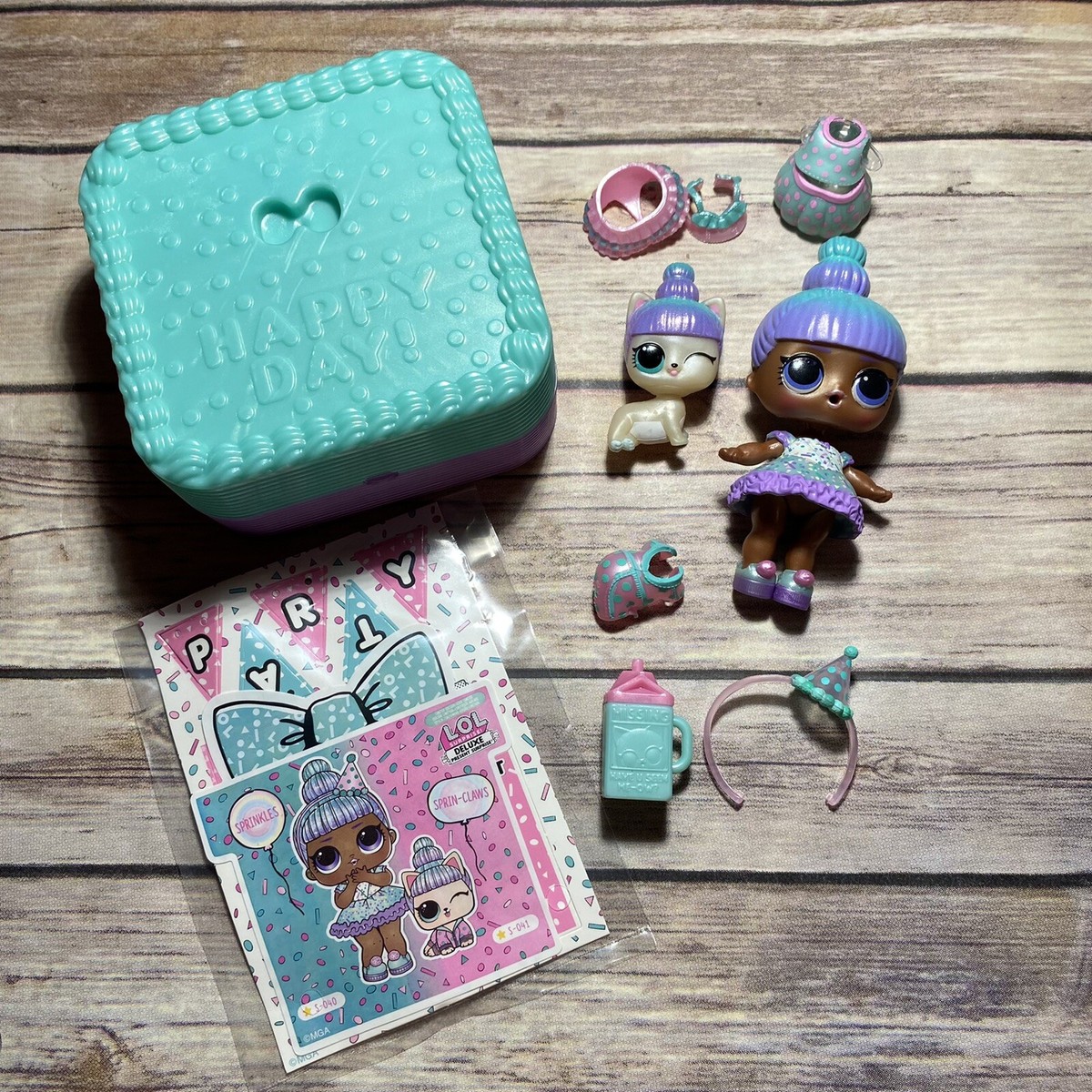 Birthday Lol Dog Pet Birthday Party Set Glitter Girls