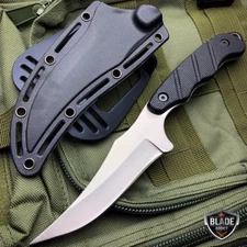 Tactical FULL TANG Survival Hunting Camping Skinning Fixed Blade Knife Scuba NEW