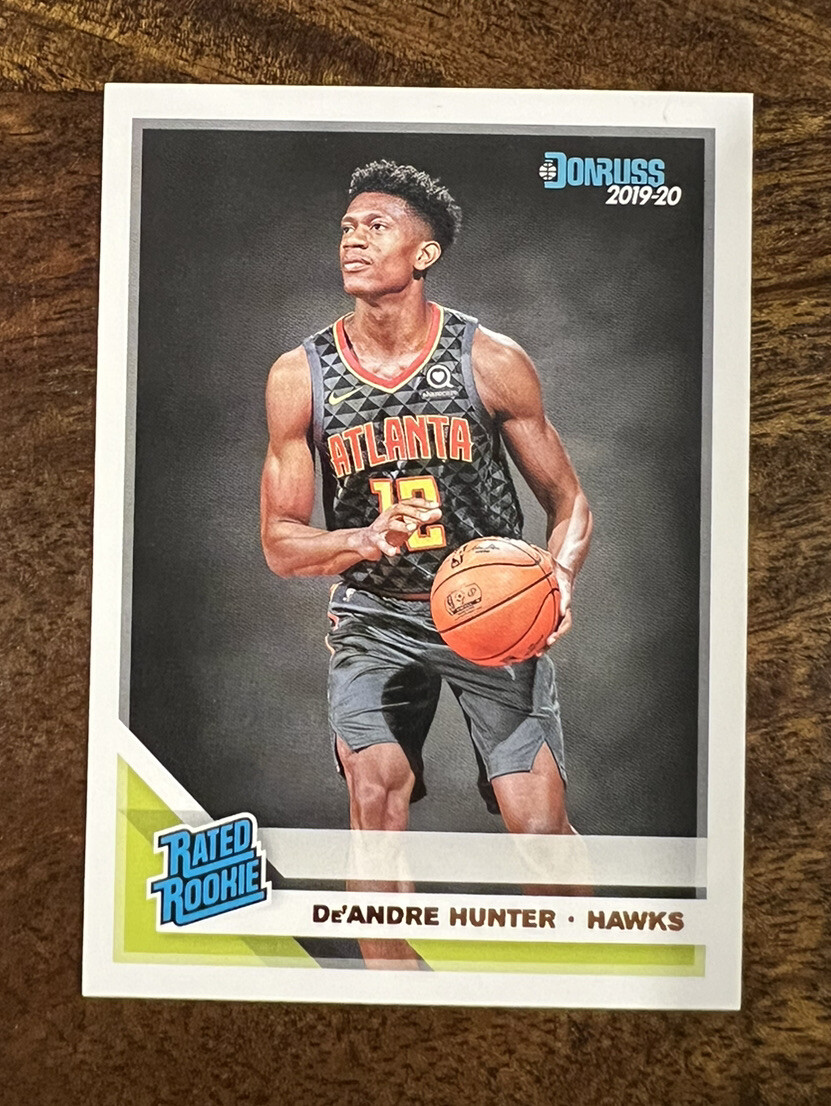 2019-20 Donruss De'Andre Hunter Rated Rookie RC #204 Hawks